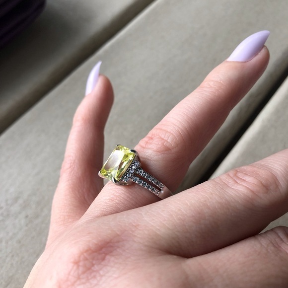 Yellow stone ring - Picture 5 of 5
